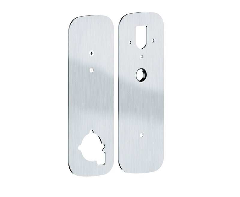 Lockly Smart Door Lock Cover Plate, Accessory for Lockly Smart Locks, Rust-Proof Stainless Steel for Hole Filler Plate - Satin Nickel (PGA006SN) - Image 3